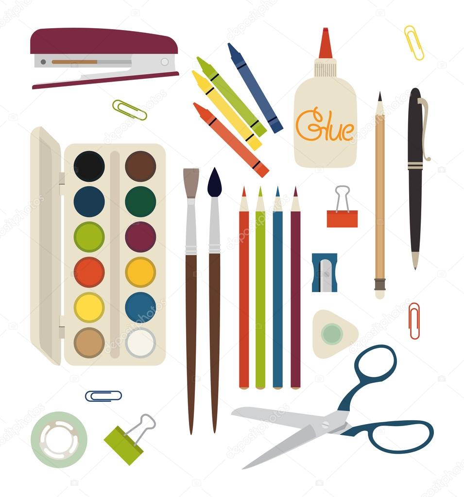 Drawing items. Stock Vector by ©masha_tace 60824491